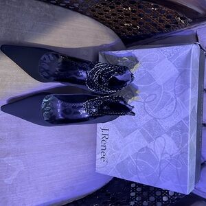 New J.RENEE chain ankle straps NEVER WORN